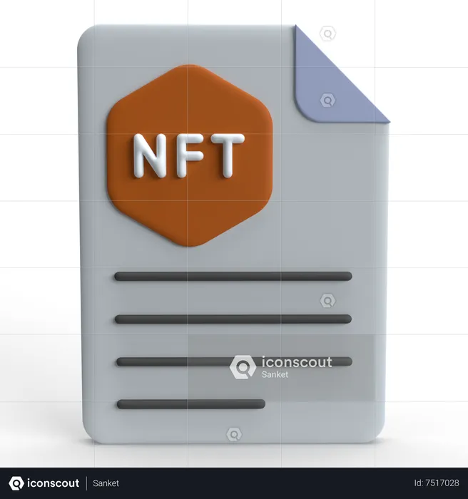 NFT Ownership  3D Icon