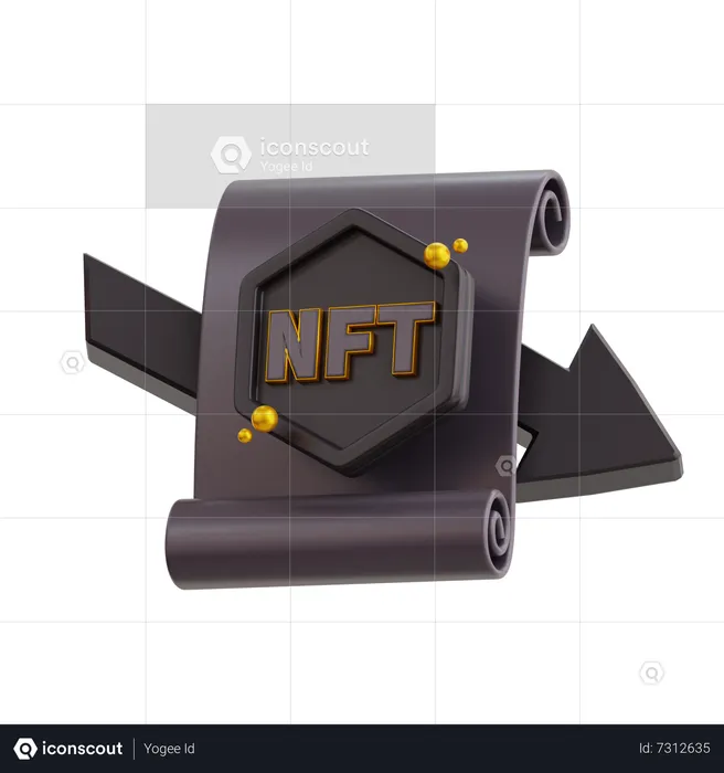 Pérdida de NFT  3D Icon