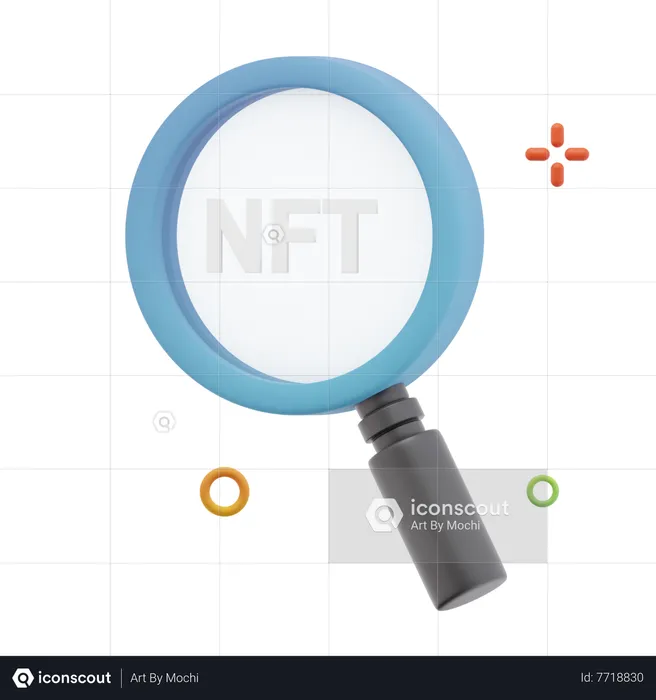 Pesquisa nft  3D Icon