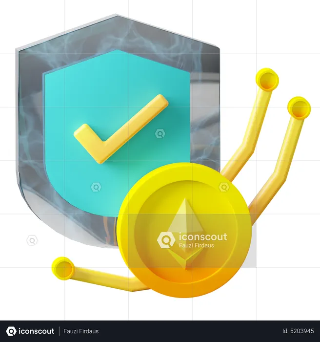 NFT protection  3D Icon