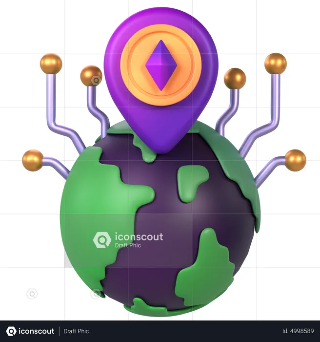 NFT Protocol  3D Icon