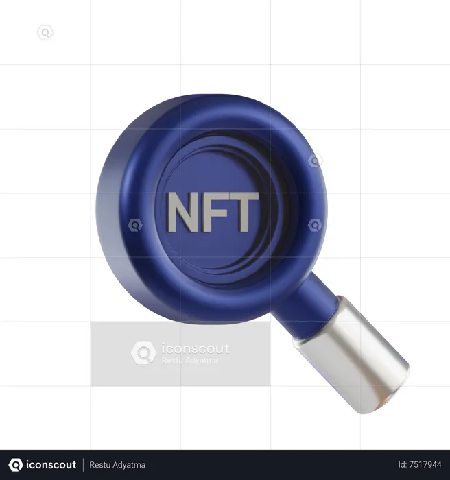 NFT Search  3D Icon