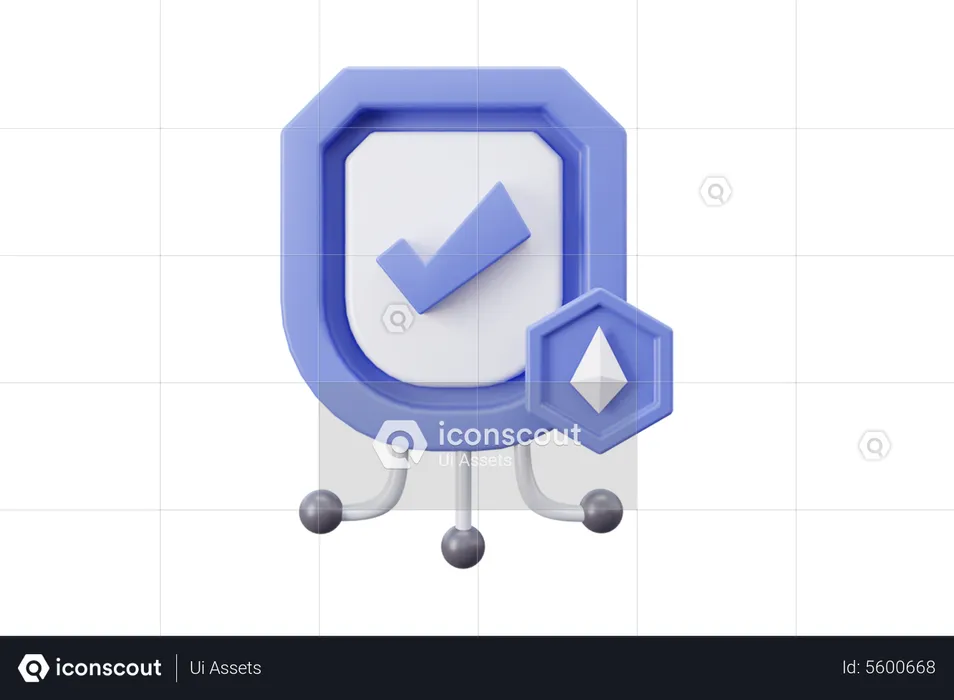 Nft Security  3D Icon