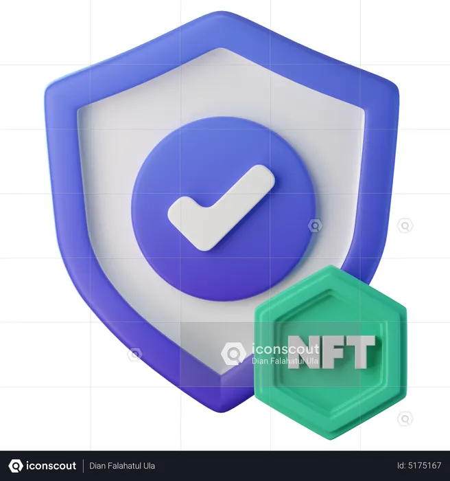 NFT Security  3D Icon