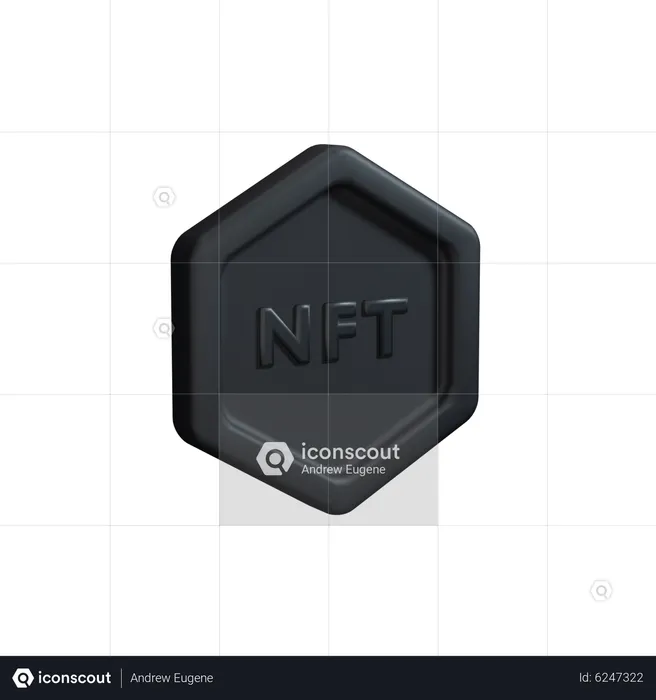 Nft Seitenansicht Ton  3D Icon