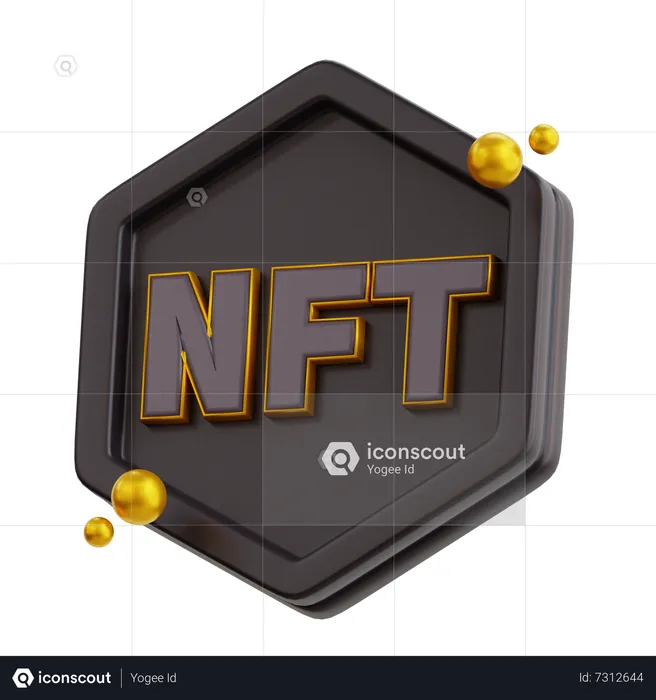 Nft Shield  3D Icon