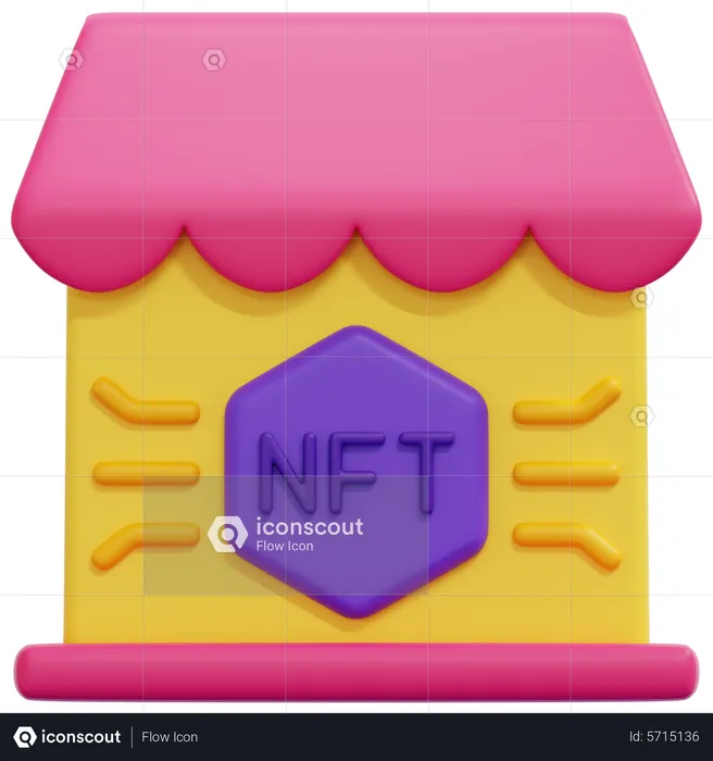 Nft Shop  3D Icon