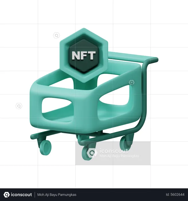 Nft Shopping  3D Icon