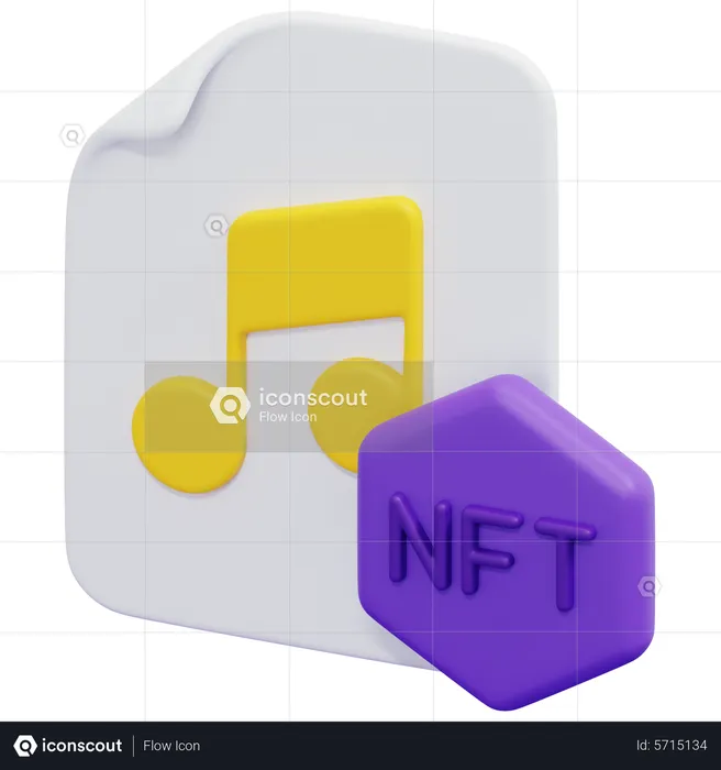 Nft Song  3D Icon