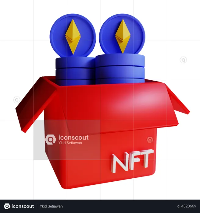 Nft Storage  3D Icon