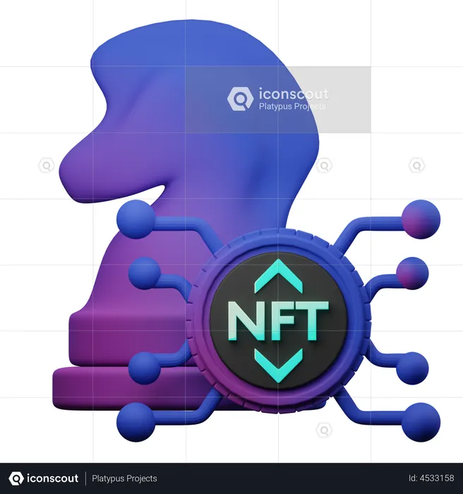 Nft Strategy  3D Illustration
