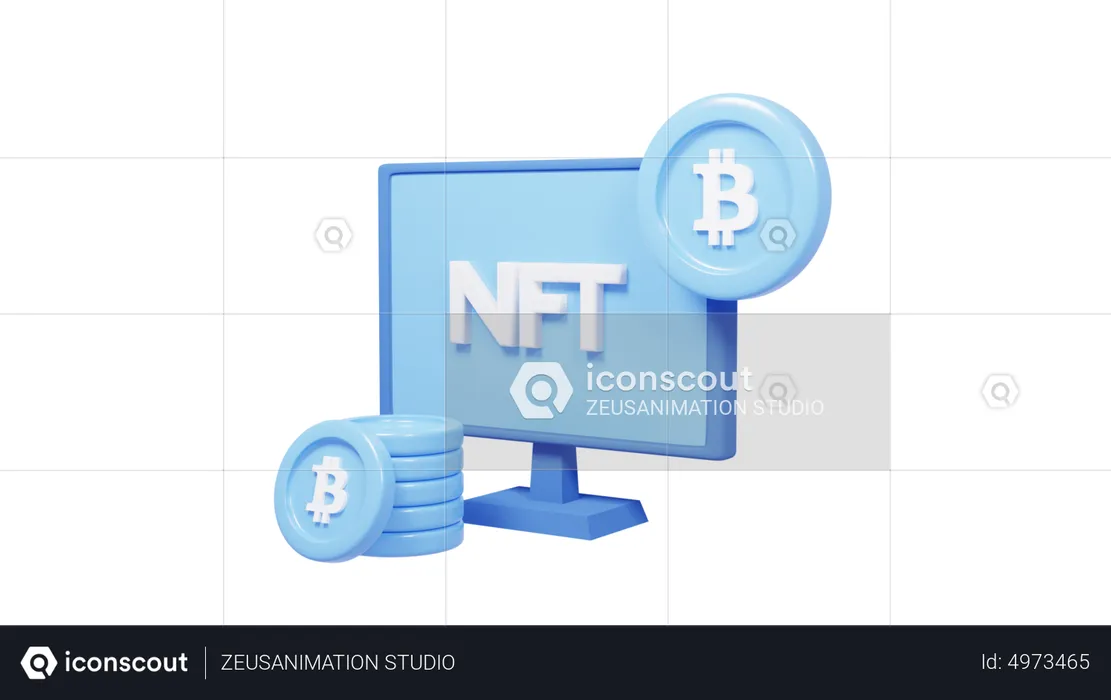 Nft Trading  3D Icon