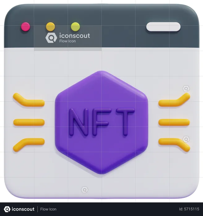 Nft Website  3D Icon