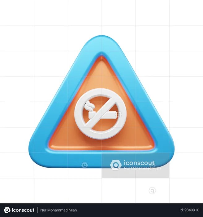 Rauchen verboten  3D Icon