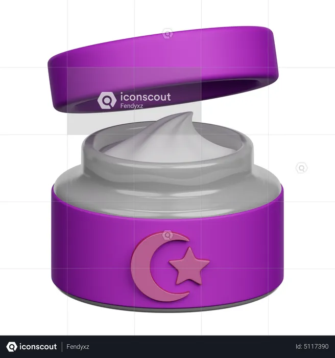 Night Cream  3D Icon