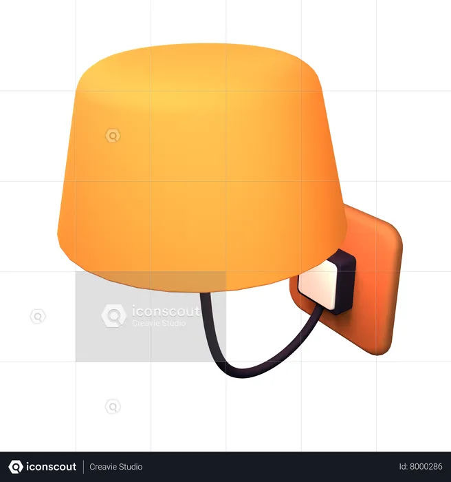 Night Lamp  3D Icon