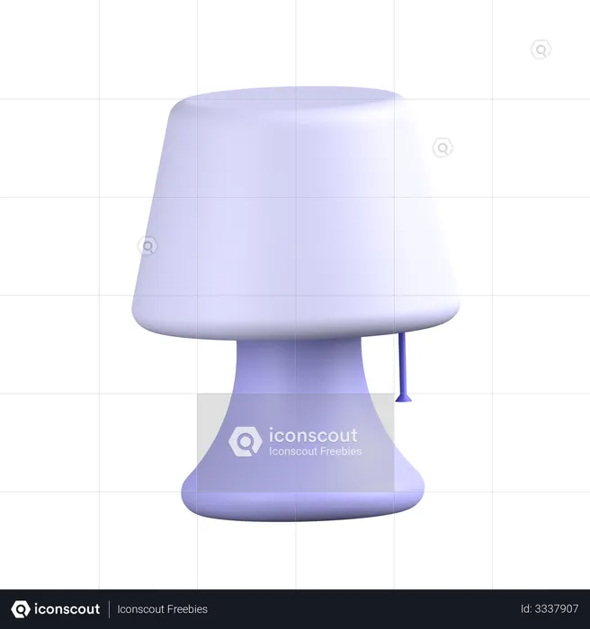 Night Lamp  3D Illustration