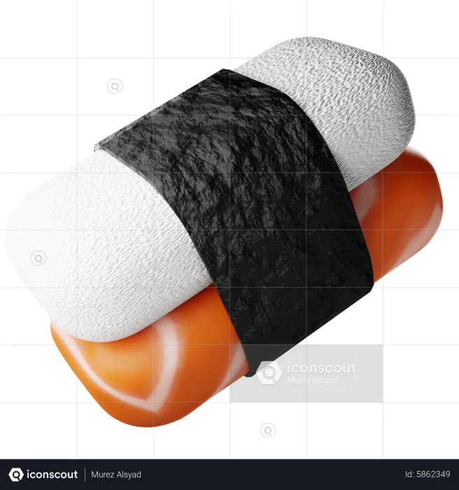 Nigiri Sushi  3D Icon