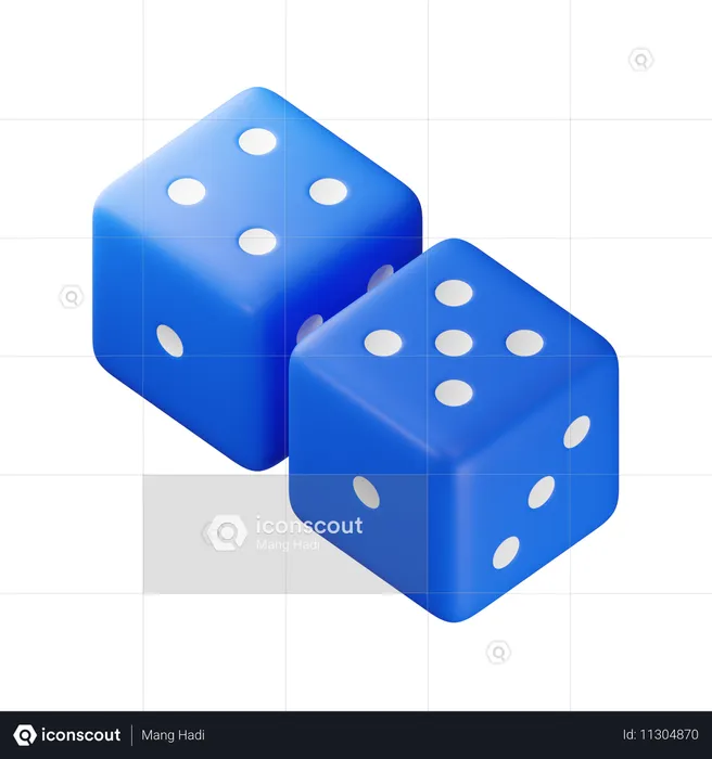 Nine Dice  3D Icon