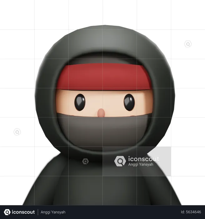 Ninja Costume Avatar  3D Icon