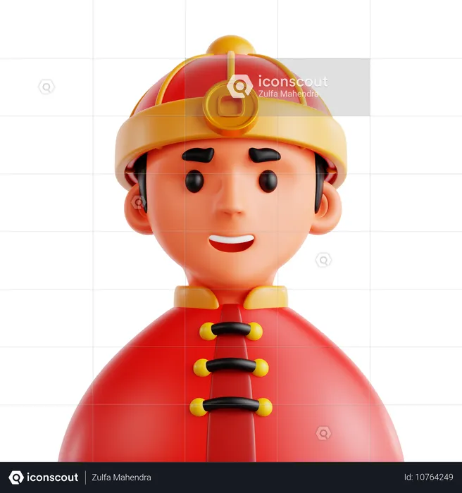 Chico chino  3D Icon