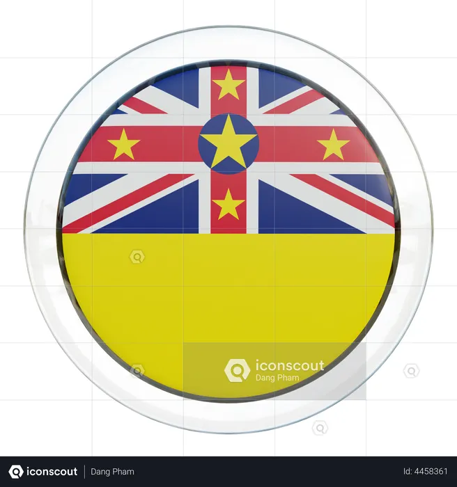 Niue Flag Flag 3D Flag