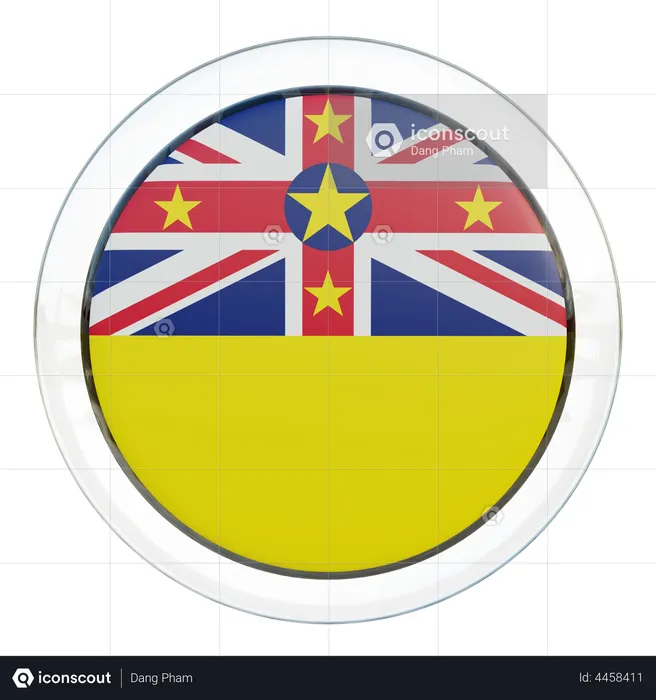 Niue Flag Flag 3D Flag