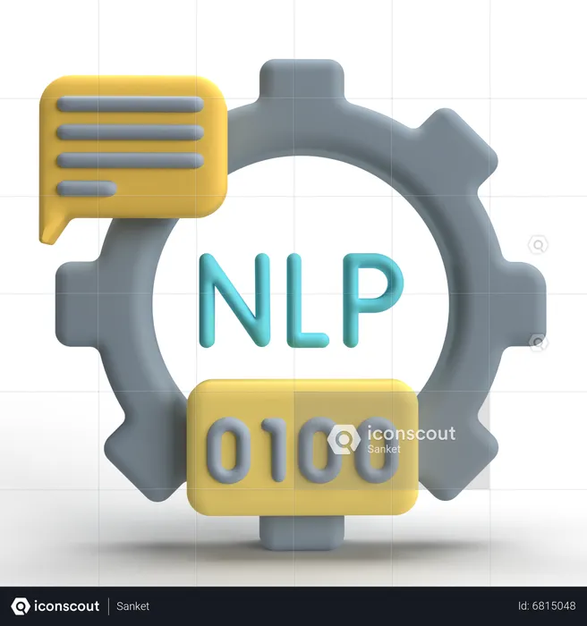 NLP  3D Icon