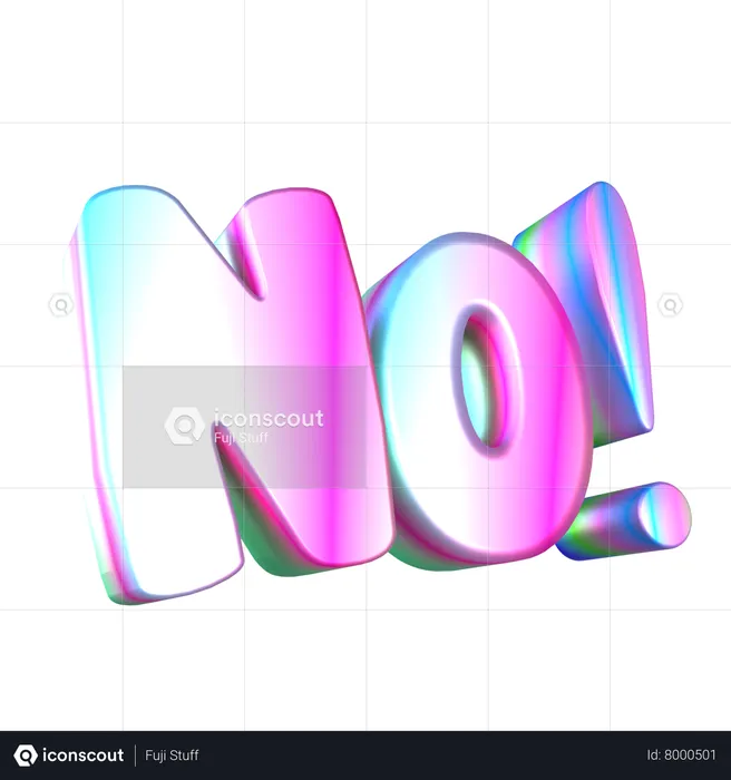 No!  3D Icon