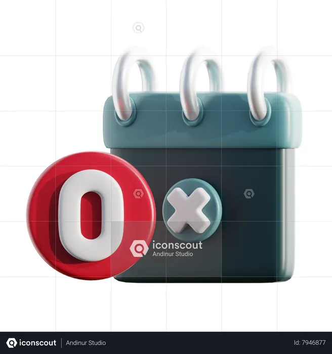 No Appointment  3D Icon