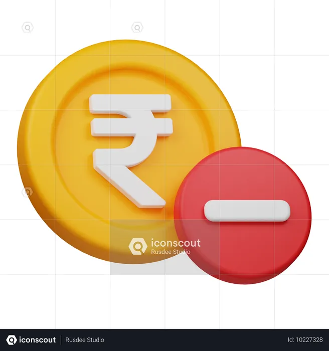 現金不可  3D Icon