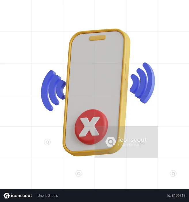 No Cellphone  3D Icon