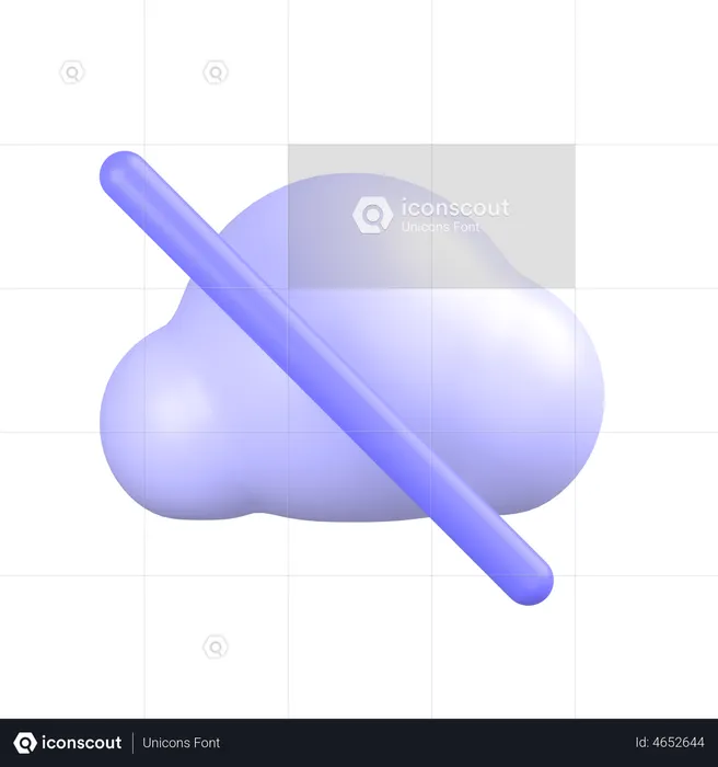 No Connection  3D Icon