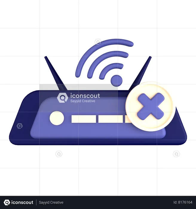 No Connection  3D Icon