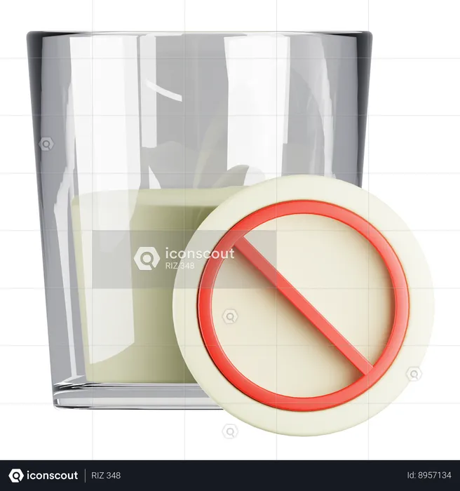 No Drink  3D Icon