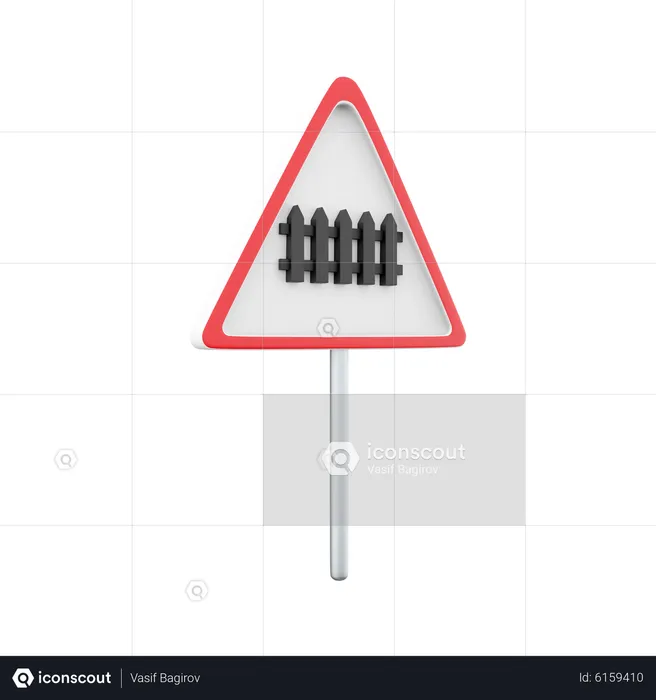 No Entry For Traffic  3D Icon