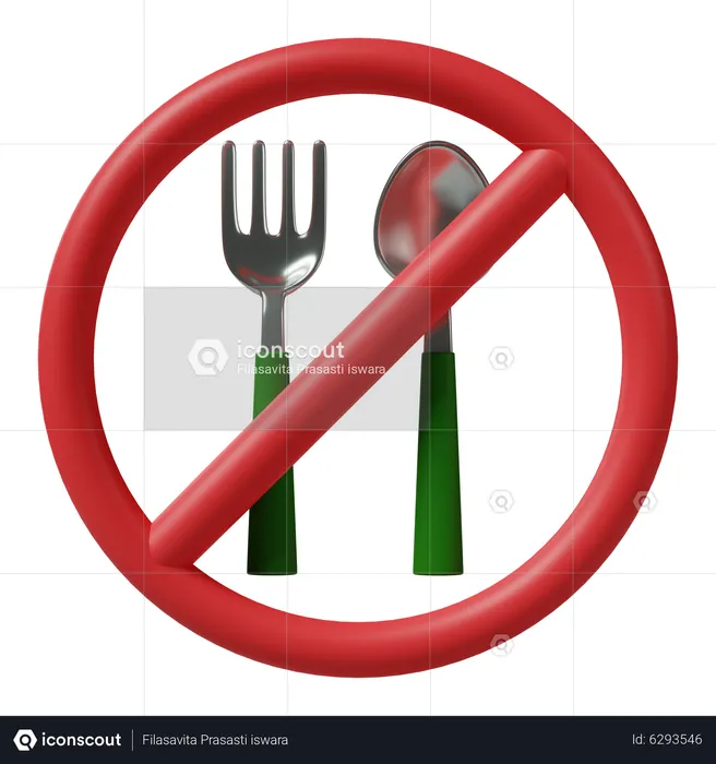 No food  3D Icon