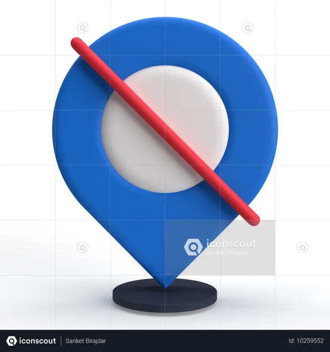 No GPS  3D Icon