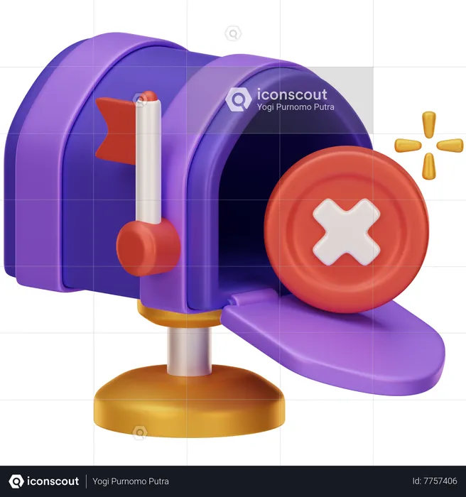 No Inbox 3D Icon  3D Icon