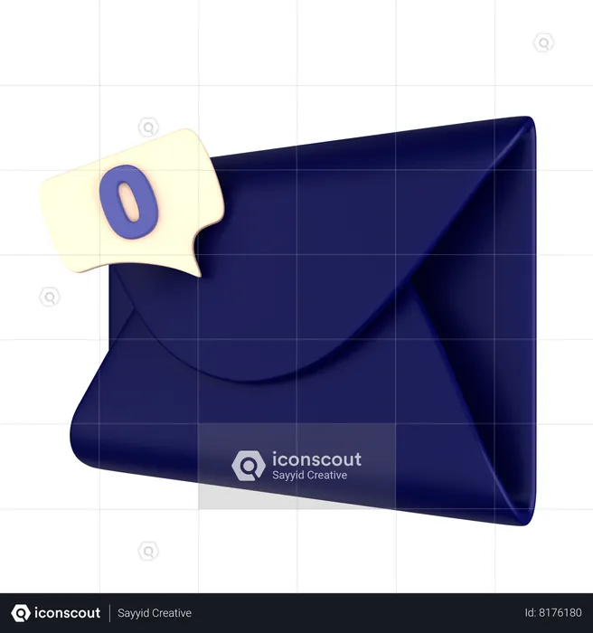 No Inbox  3D Icon