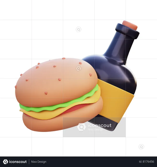 No Junk Food  3D Icon