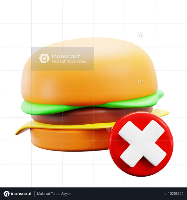 Nach Junk Food  3D Icon