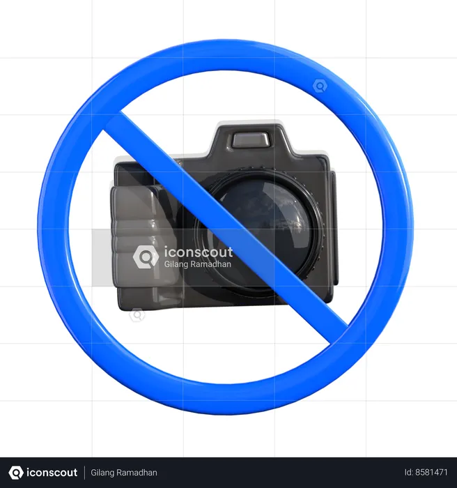 No Photography  3D Icon
