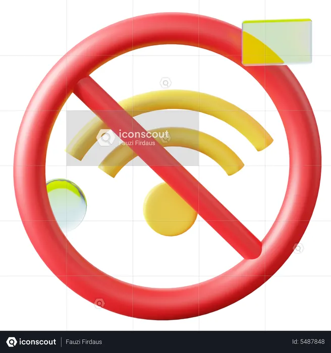 No Signal  3D Icon