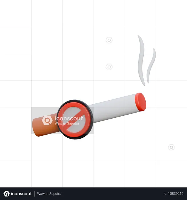 No Smoking  3D Icon