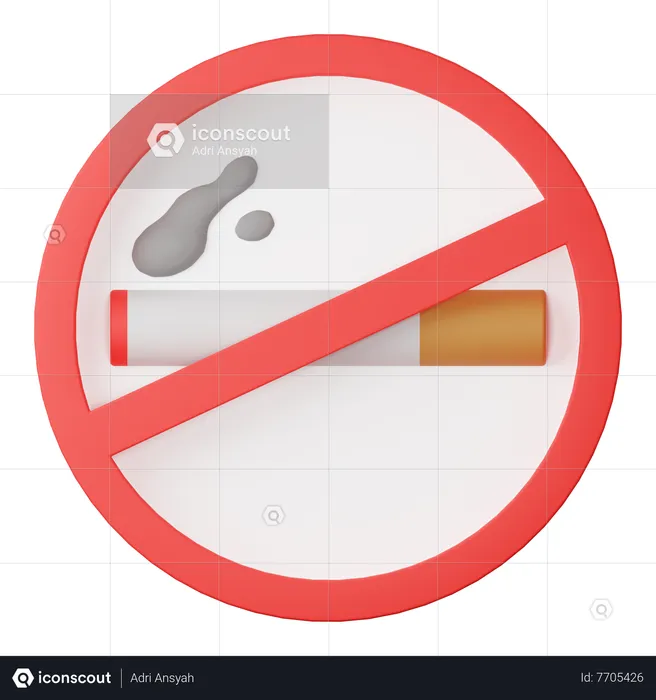 No smoking  3D Icon
