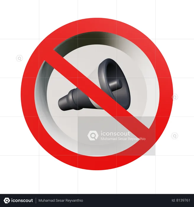 No Sound  3D Icon