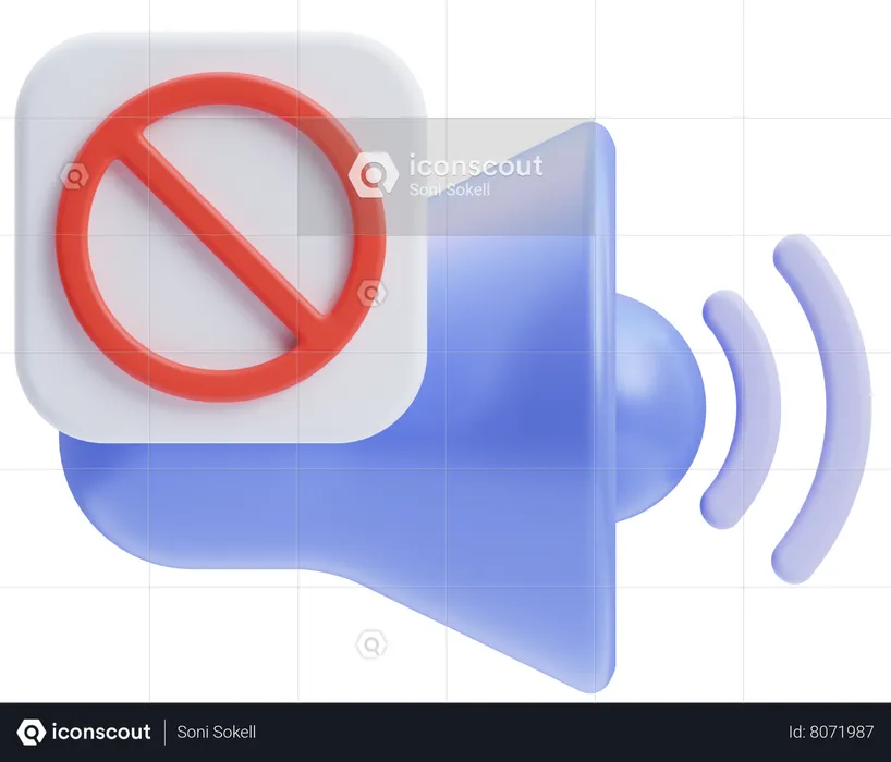 No Sound  3D Icon