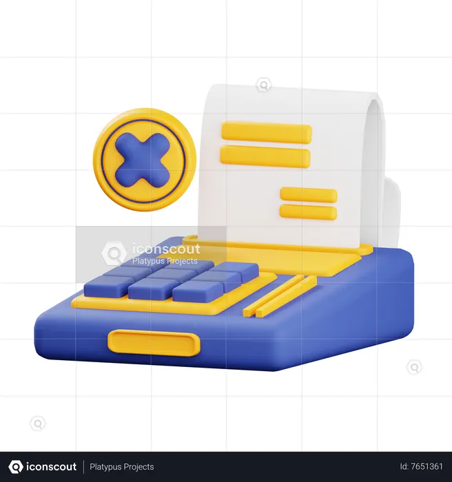 No Transaction  3D Icon