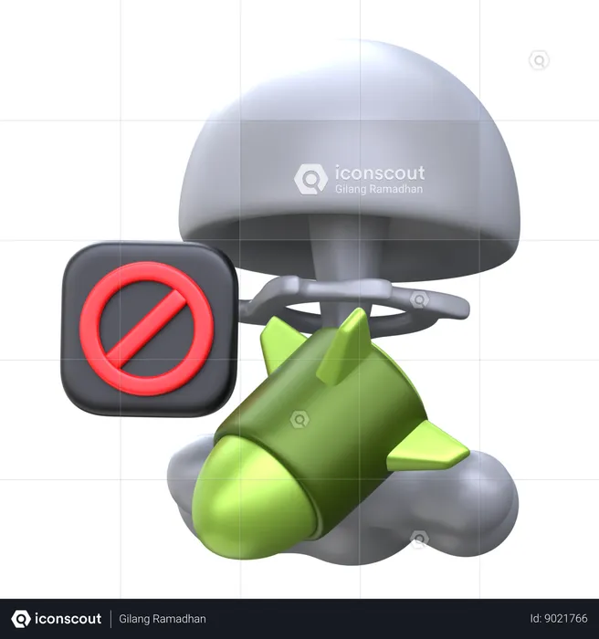 No War  3D Icon